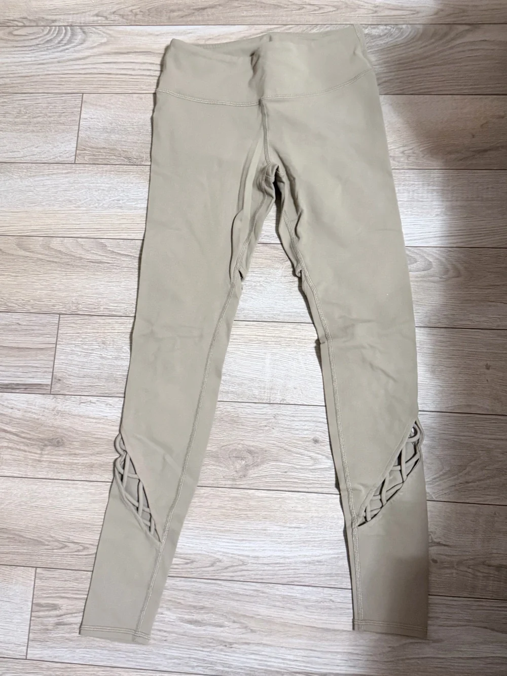 ALO Yoga Tan High-Rise Performance Leggings